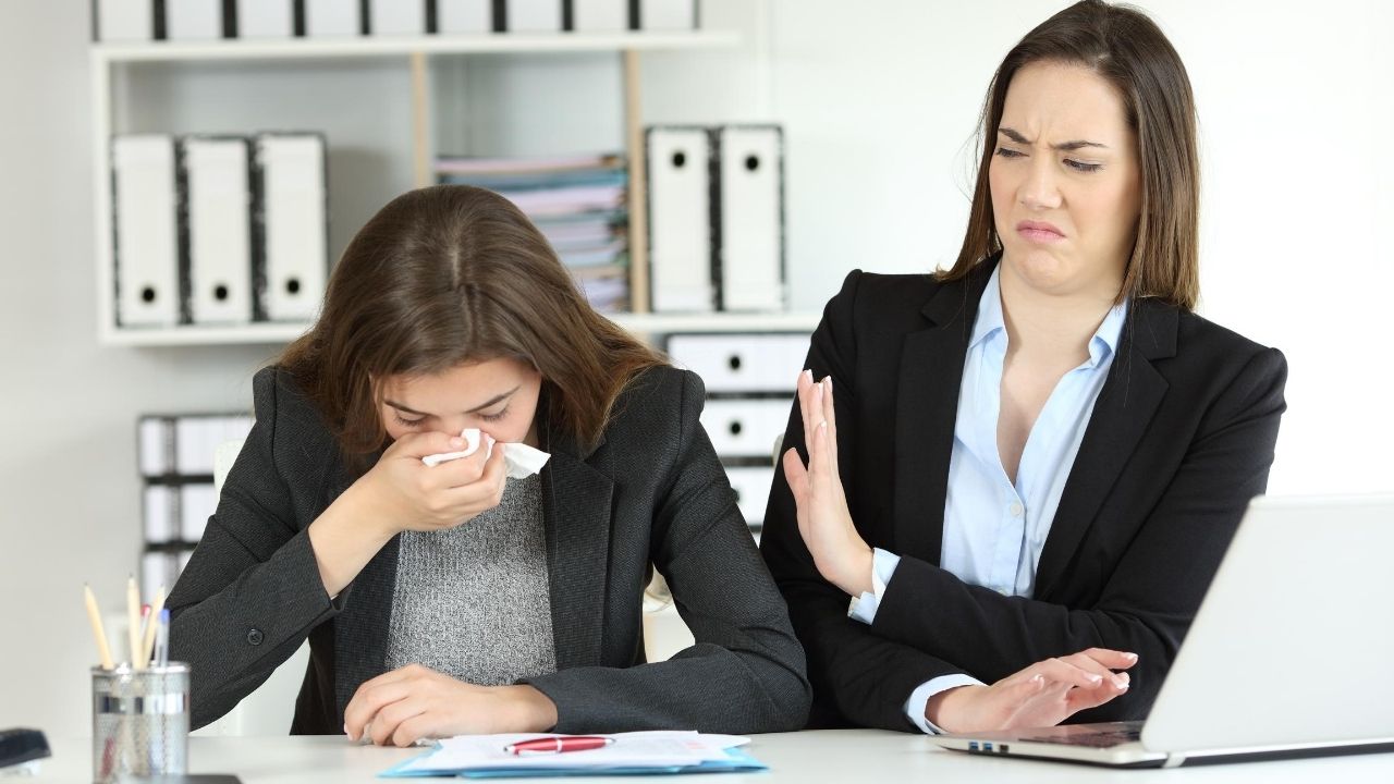 Woman crying